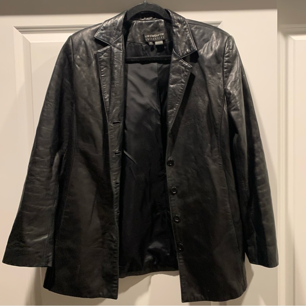 100% vintage 90’s y2k lamb suede butter smooth leather jacket by Liz Claiborne